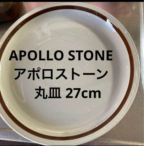 APOLLO STONE アポロストーン 丸皿 27cm ストーン ウェア