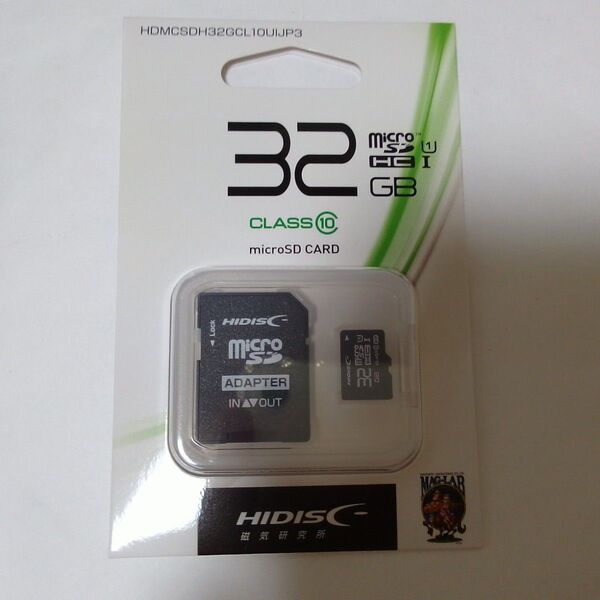 磁気研究所 ハイディスク HIDISC CLASS10 MicroSDカード HIDISC HDMCSDH32GCL10UIJP3