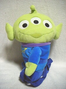 * Disney Toy Story [ high quality soft toy rucksack pouch * Alien ] not for sale. rare..