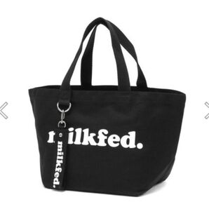 ★MILKFED.黒ミニトートバッグouiミルクフェドブラック