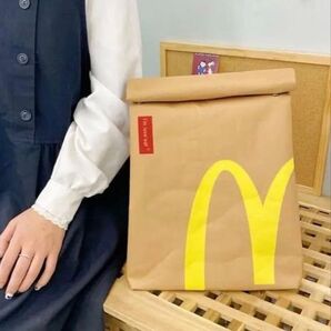 新品 未使用 マック紙袋風ショルダーバッグ