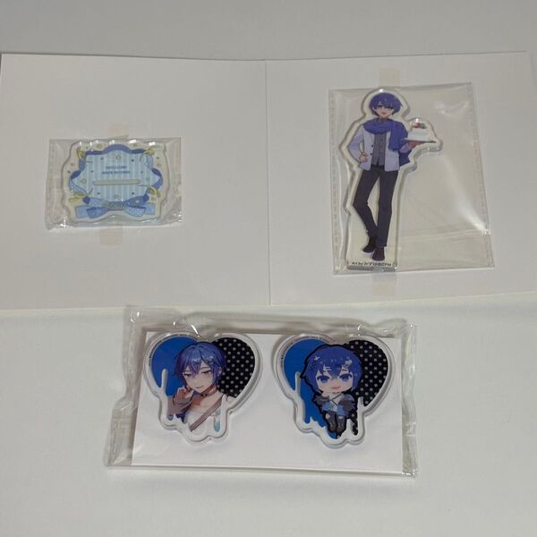 桜ミク サブカル タイトーくじ J賞クリアバッジセット KAITO アクスタ