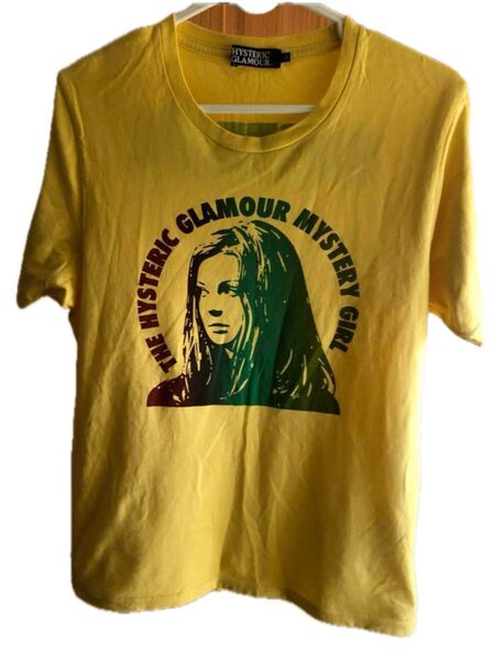 HYSTERIC GLAMOUR ヒステリックグラマー メンズ Tシャツ Mサイズ イエロー