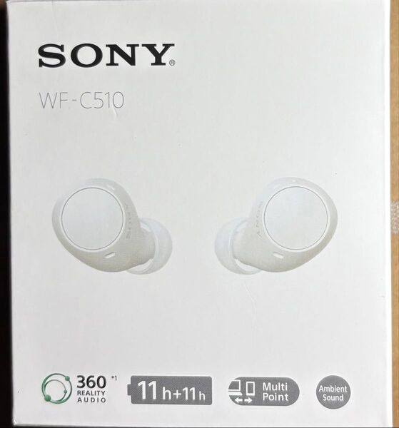 SONY ソニー ワイヤレスイヤホン WF-C510 ホワイト