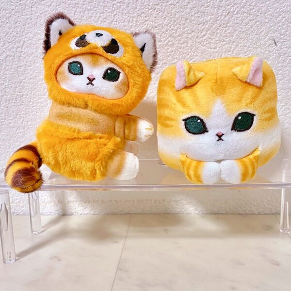mofusand クリップぬいぐるみ レッサーパンダ ペン立て セット