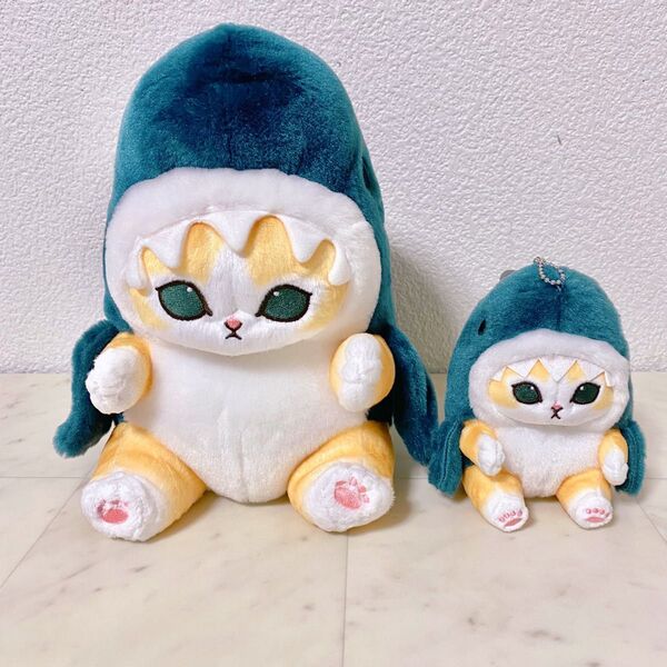 mofusand ぽてぽて サメにゃん ぬいぐるみS マスコット セット