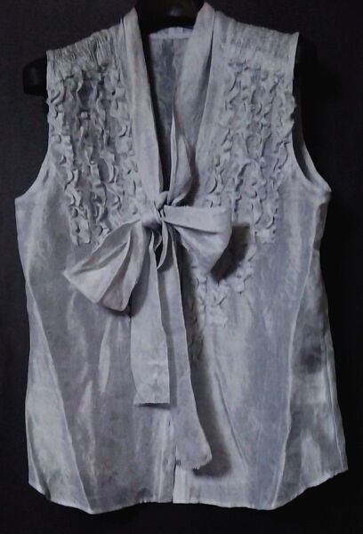 【美品】Bodydressingノースリーブブラウス グレー