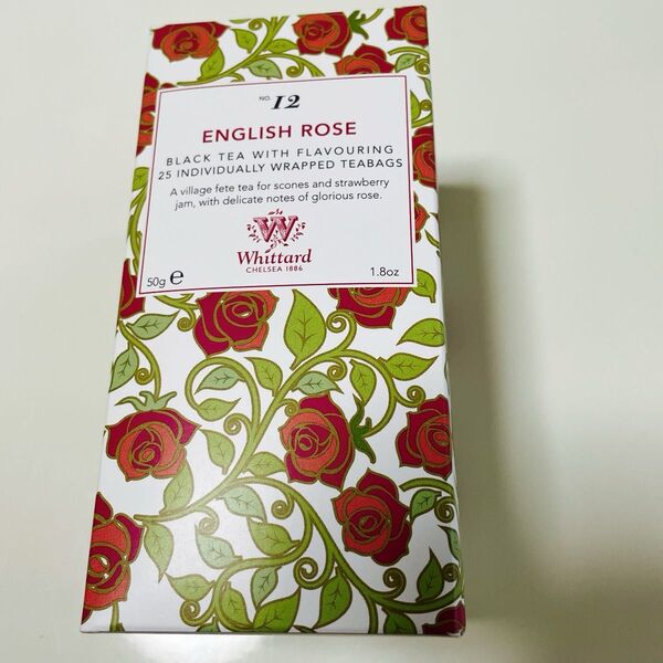 ※外箱なし Whittard No.12紅茶 イングリッシュローズ 25袋 ウィッタード ティーバッグ