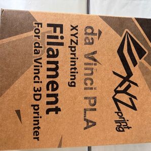 XYZprinting 67-0461-18 3Dプリンター ダヴィンチ専用 フィラメントカートリッジ(PLA樹脂)クリアオレンジ