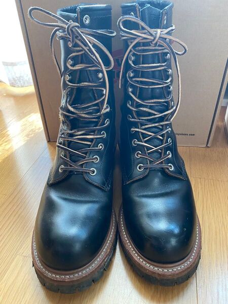 RED WING 廃盤9210 クロンダイク ロガーブーツ茶芯レザースチールトゥ