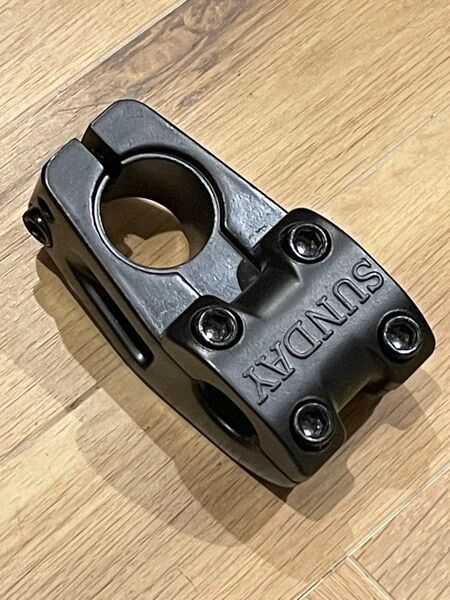 SUNDAY BMX ステム 48mm トップロード ブラック