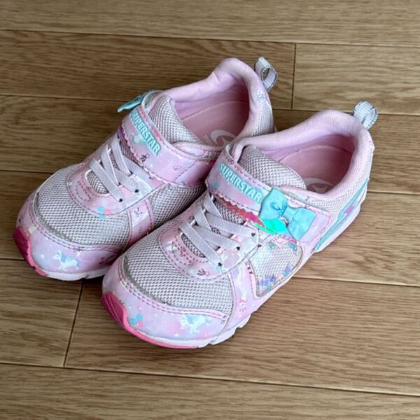 SUPERSTAR キッズスニーカー ピンク 19cm