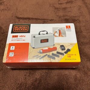 BLACK+DECKER 3.6V ION ブッシュドライバー BD40K270A 未使用