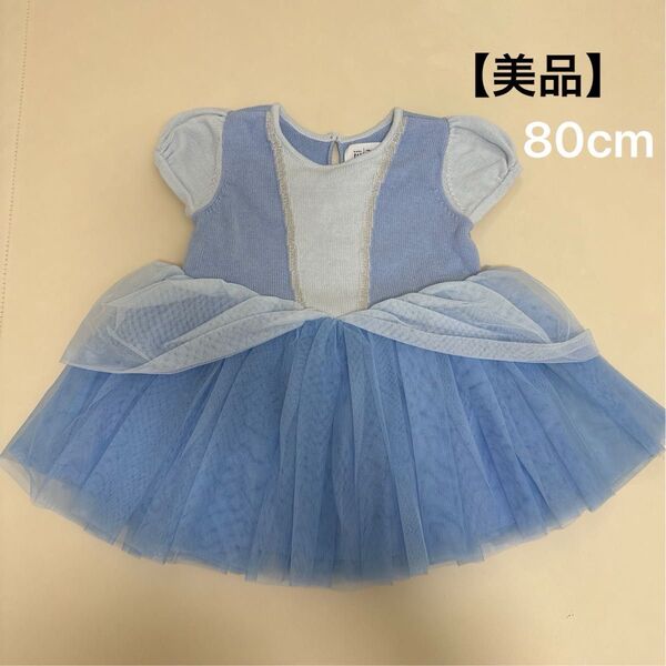【美品】 GAP ギャップ babyGAP ディズニー シンデレラ チュールワンピース コスチューム 仮装 80cm