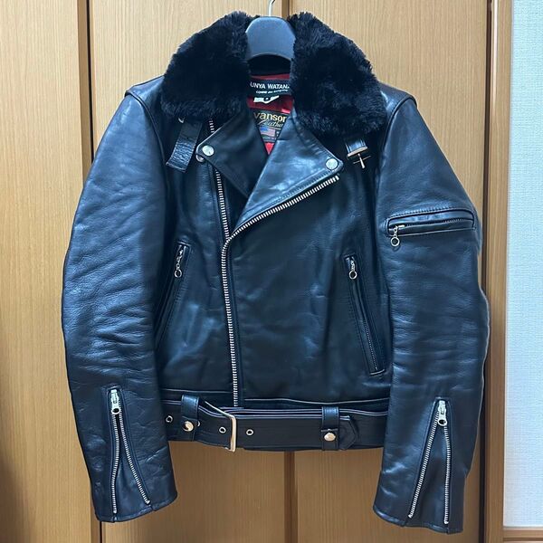 JUNYA WATANABE vanson ライダース レザージャケット ジュンヤワタナベ バンソン 欠品なし