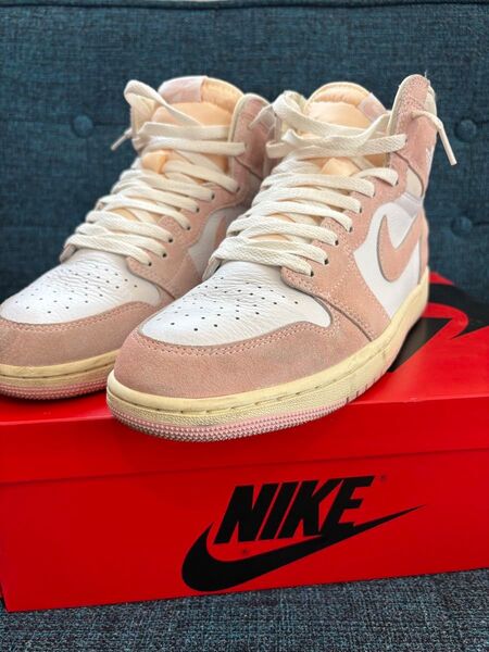 Nike Women's AirJordan1 High Washed Pink