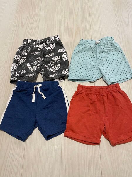 サイズ90 ハーフパンツ 4点セット①