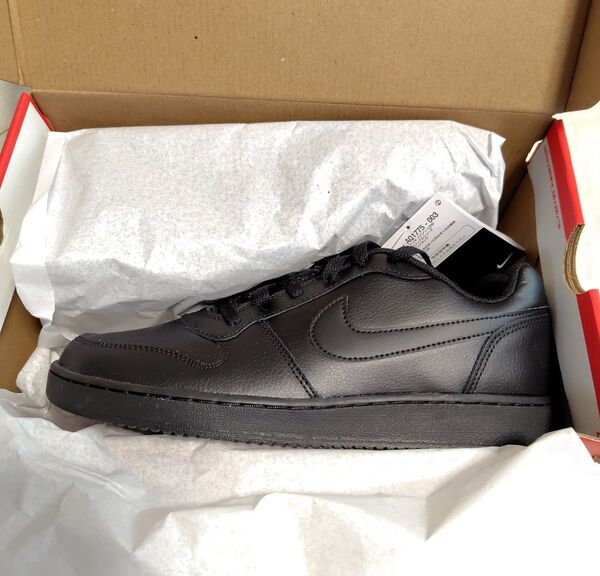 NIKE EBERNON LOW ナイキ エバノン ロー 黒 ブラック スニーカー 27.0cm 未使用 新品