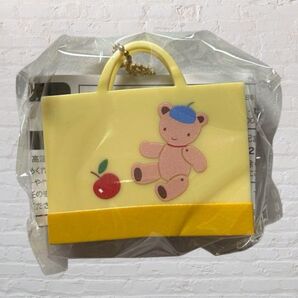 ★新品未開封★ファミリア カプセルトイ 黄色 くまちゃん ガチャガチャ キーホルダー 神戸・代官山限定品