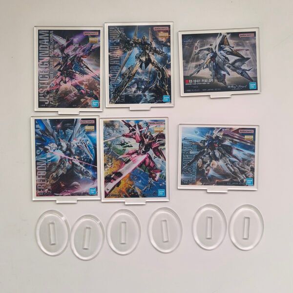 ガンプラ 一番くじ アクリルスタンド 6点セット