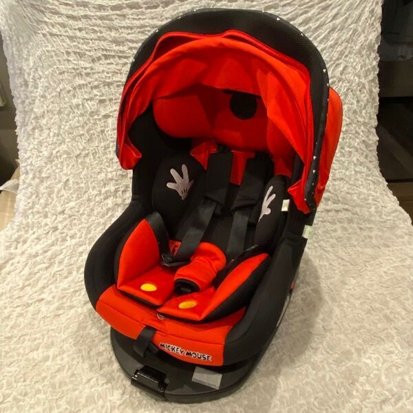 ターンシート ミッキーマウス チャイルドシート ISOFIX 西松屋限定 回転式