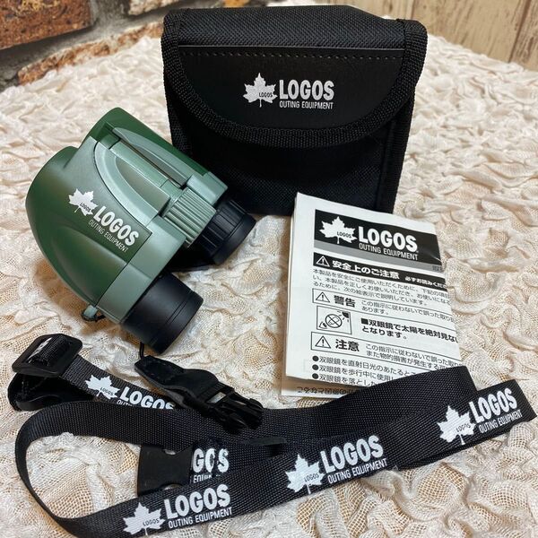 LOGOS 10x21 双眼鏡 ケース付き
