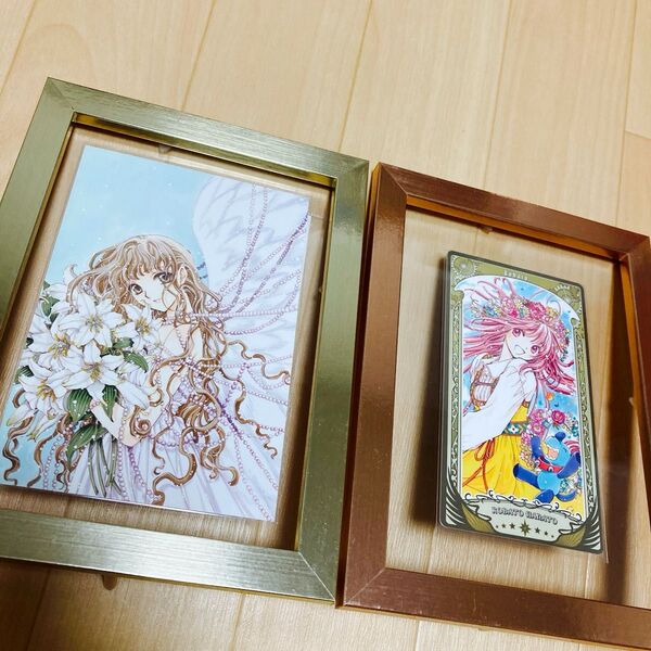 CLAMP展 アルカナカード フレーム付き CLAMP グッズ コバト こばと 小鳥 ことり セット ポストカード X