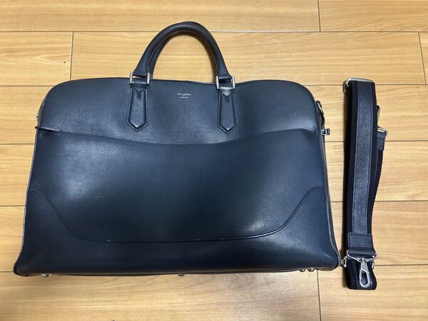 ペッレモルビタ PELLE MORBIDA ビジネスバッグ ネイビー