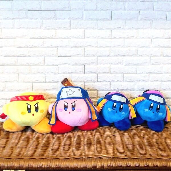 星のカービィ ぬいぐるみ スピア ニンジャカービィ 4点セット ふわふわ