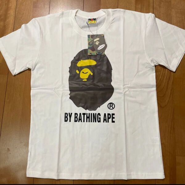 APE 半袖Tシャツ 白 Lサイズ 男女兼用 早い者勝ち