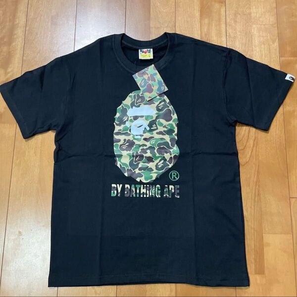 APE 半袖Tシャツ 男女兼用 L ブラック 早い者勝ち
