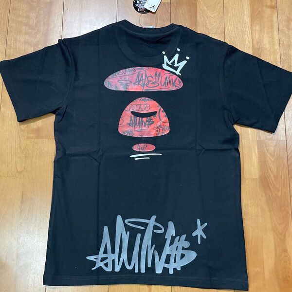 APE Aape 半袖Tシャツ 男女兼用 ブラック M 早い者勝ち