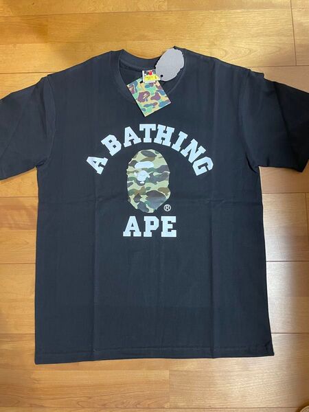 APE 半袖 Tシャツ ブラック 男女兼用 Lサイズ 早い者勝ち