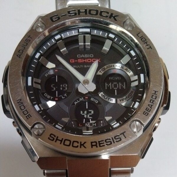 CASIO G-SHOCK GST-W110D 電波ソーラー タフソーラー