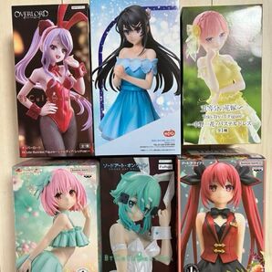 美少女フィギュア まとめ売り オーバーロード デートアライブ ソードアート 五等分 バニー