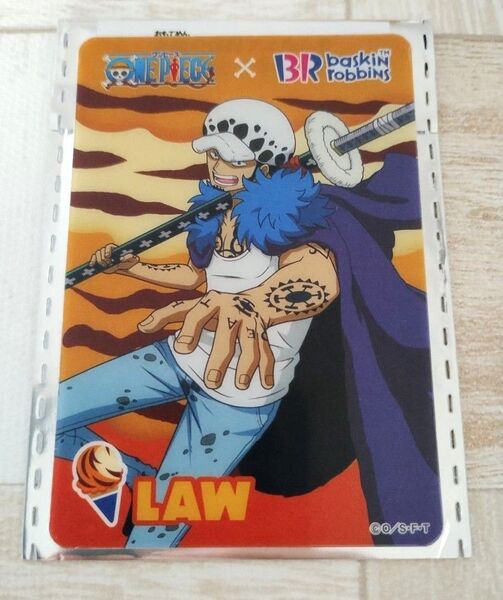 ワンピース×サーティワン オリジナルコレクションカード トラファルガー・ロー(LAW)