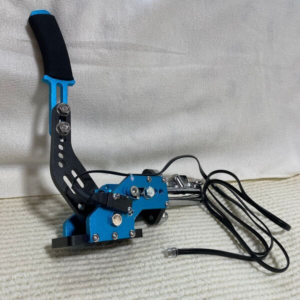 FANATEC(ファナテック)DDpro対応 改造サイドブレーキ ハンドブレーキ ブルー