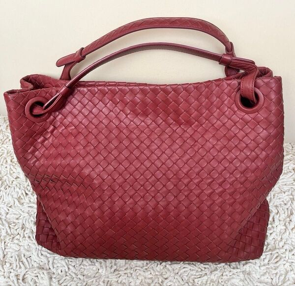 BOTTEGA VENETA ボッテガ ヴェネタ イントレチャート『2way』ガルダ ショルダートートバッグ ハンドバック