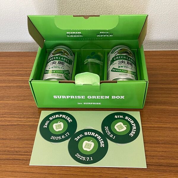 Mrs. GREEN APPLE サプライズボックス グラス コースター ミセス