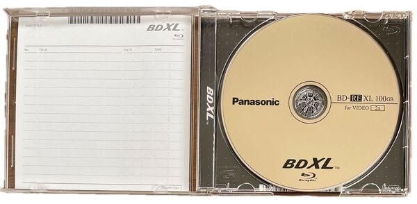 超お得品 パナソニック ブルーレイ録画用BD-RE XL 2倍速 1枚 LM-BE100J くり返し録画用100GB 1枚