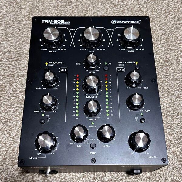 Omnitronic TRM-202 MK3 2chロータリーミキサー