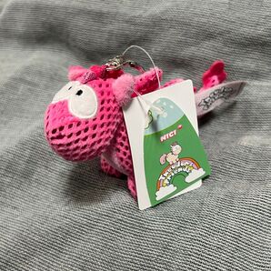 未使用 NICI ユニ ドラゴン ルビー キーホルダー