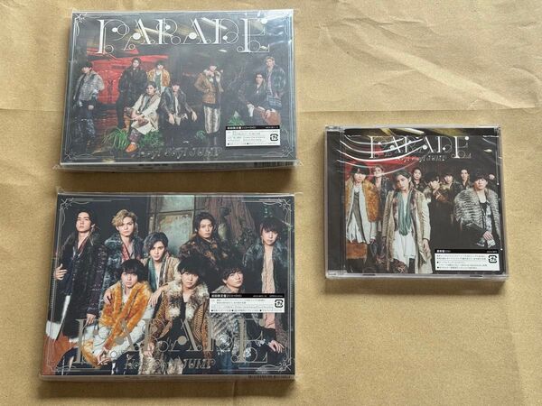 【Hey!Say!JUMP】CD+DVD/アルバム/PARADE(初回盤1/初回盤2/通常盤)セット