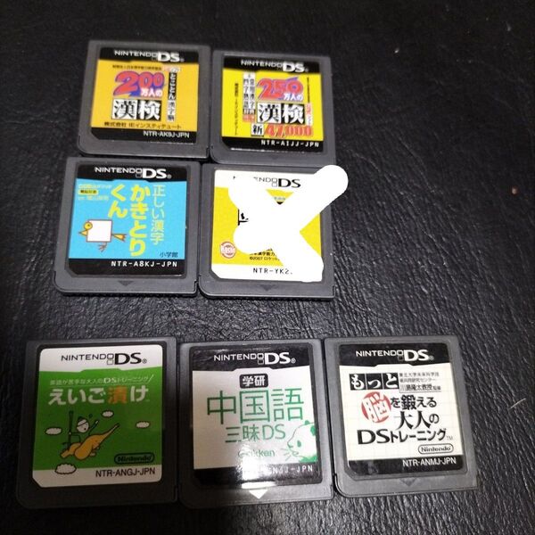 dsソフト 動作確認済み 脳トレ 漢検 などバラ売り不可 3dsソフトラ香 p金