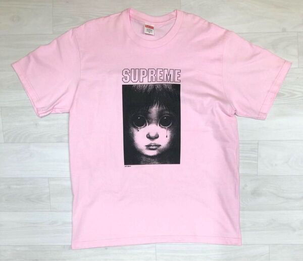 貴重 Mサイズ SUPREME Margaret Keane Teardrop Tシャツ ピンク