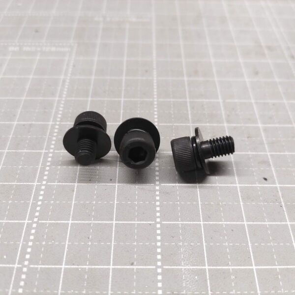 N0967 キャップスクリュー 組み込みネジ M5×10 P=3 ステンレス BKメッキ 25本