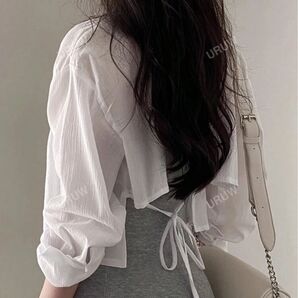 SHEIN 長袖シャツ 羽織 シャツ