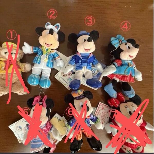 バラ売り まとめ売り可能 ディズニー キーホルダー 人形 ぬいぐるみ