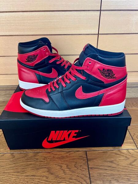 Nike Air Jordan 1 Retro High OG Bred (2016) 28cm美中古 ジョーダン ブレッド