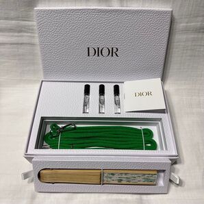 Christian Dior ディオール ノベルティ 香水 ラッキーファンセット 扇子 新品未使用♪